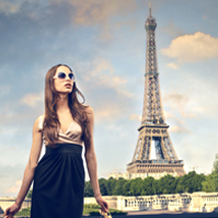 French culture of the shopping in Paris and enjoying French life style in Hong Kong.